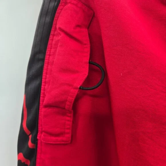 Vintage Fox Racing Red Sports Pants Size 34 Cargo Pockets - Picture 5 of 16